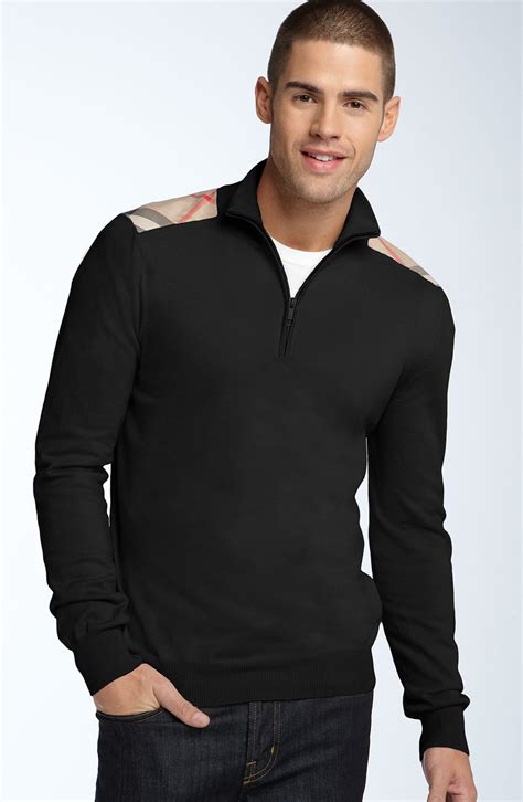 burberry brit half zip sweater